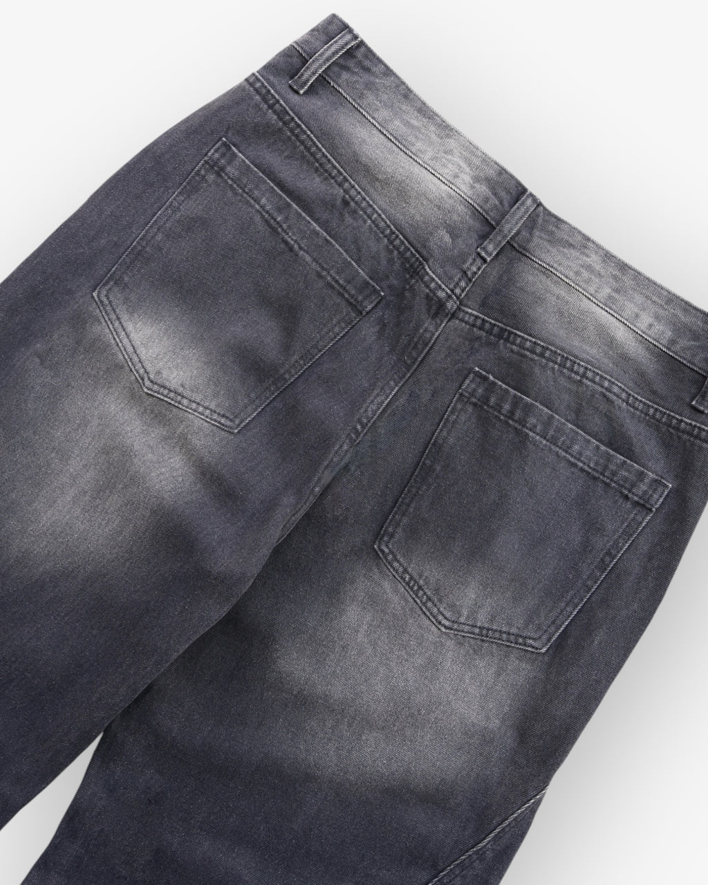 Dark Washed Stitch Denim