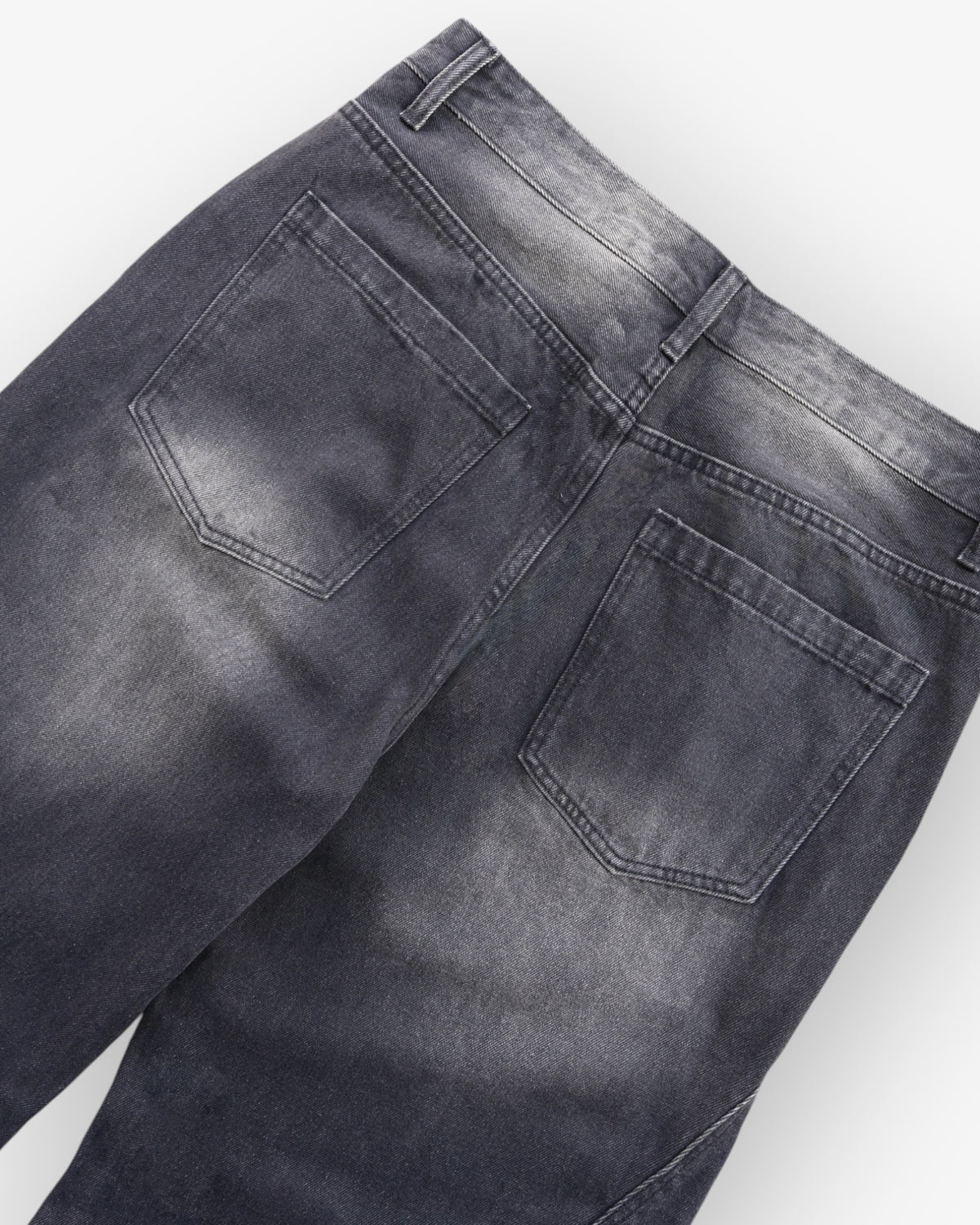 Dark Washed Stitch Denim