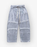 Washed Striped Baggy Sweatpants