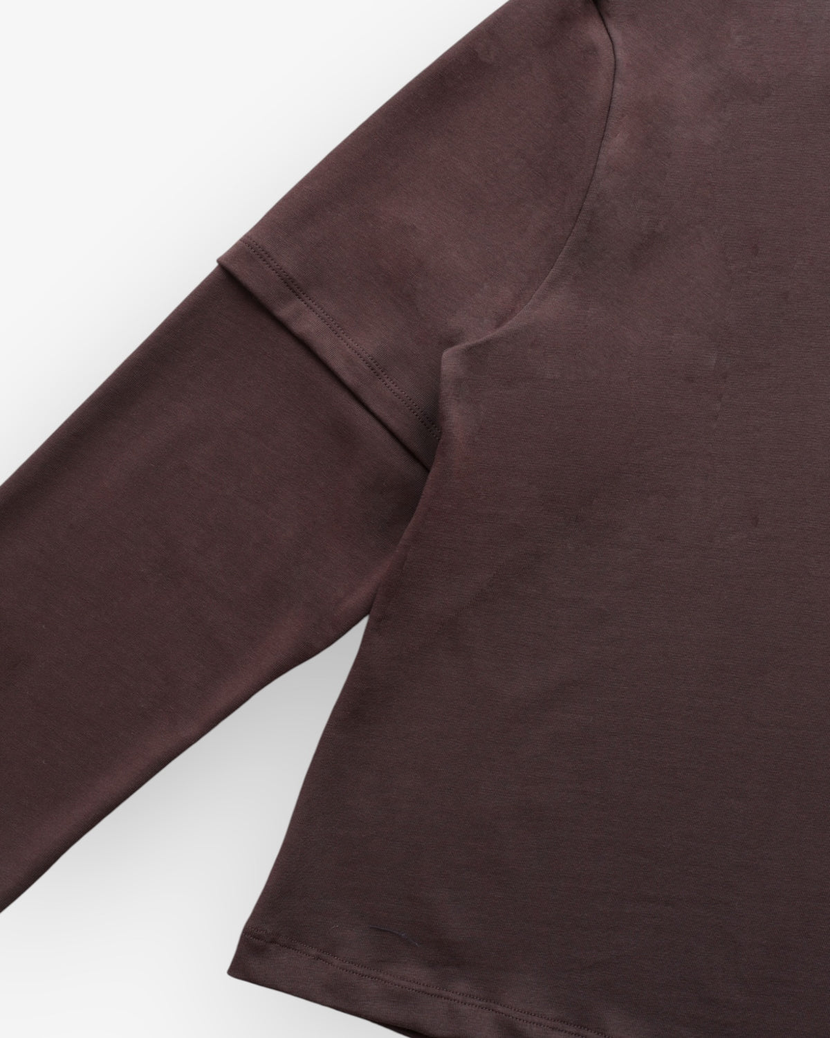 Brown Double Layer Longsleeve