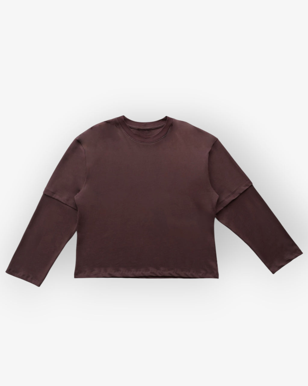 Brown Double Layer Longsleeve
