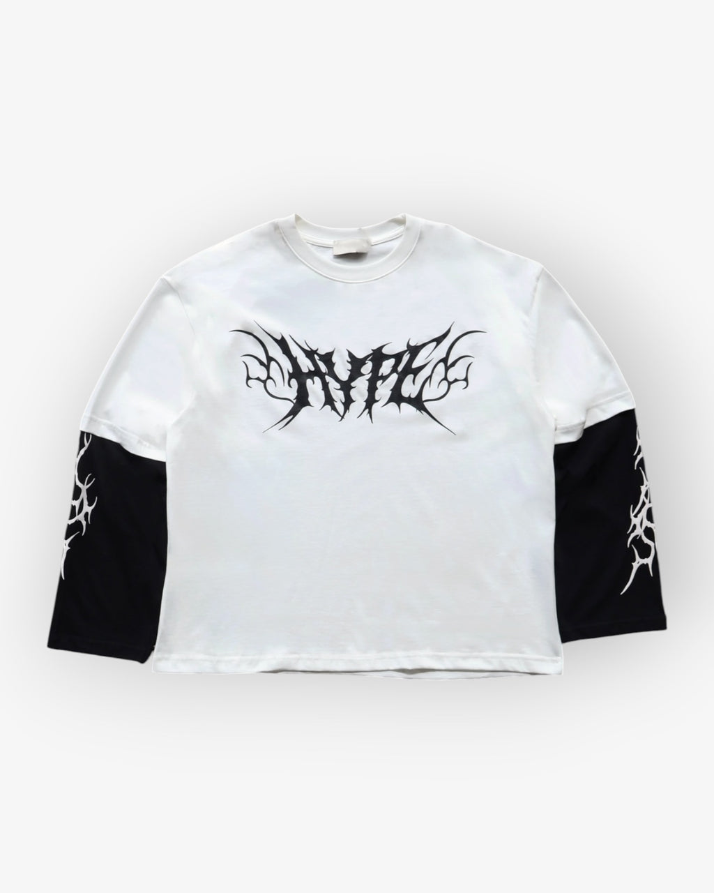 Black & White Double Layer Longsleeve