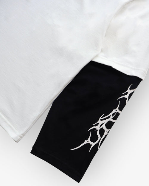 Black & White Double Layer Longsleeve