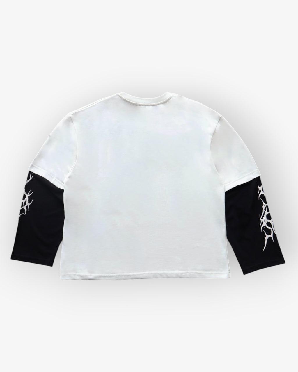 Black & White Double Layer Longsleeve