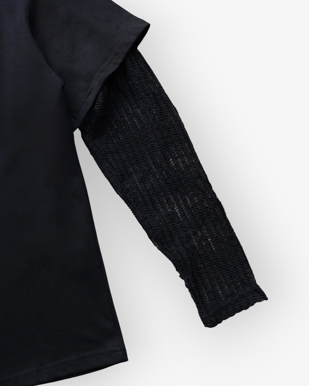 Black Net Layer Longsleeve