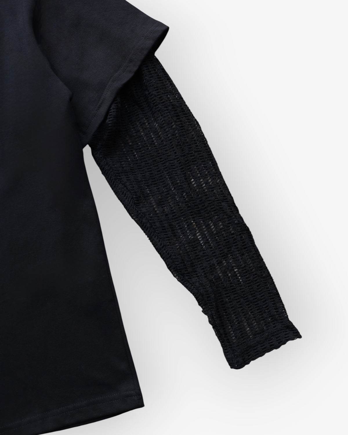 Black Net Layer Longsleeve