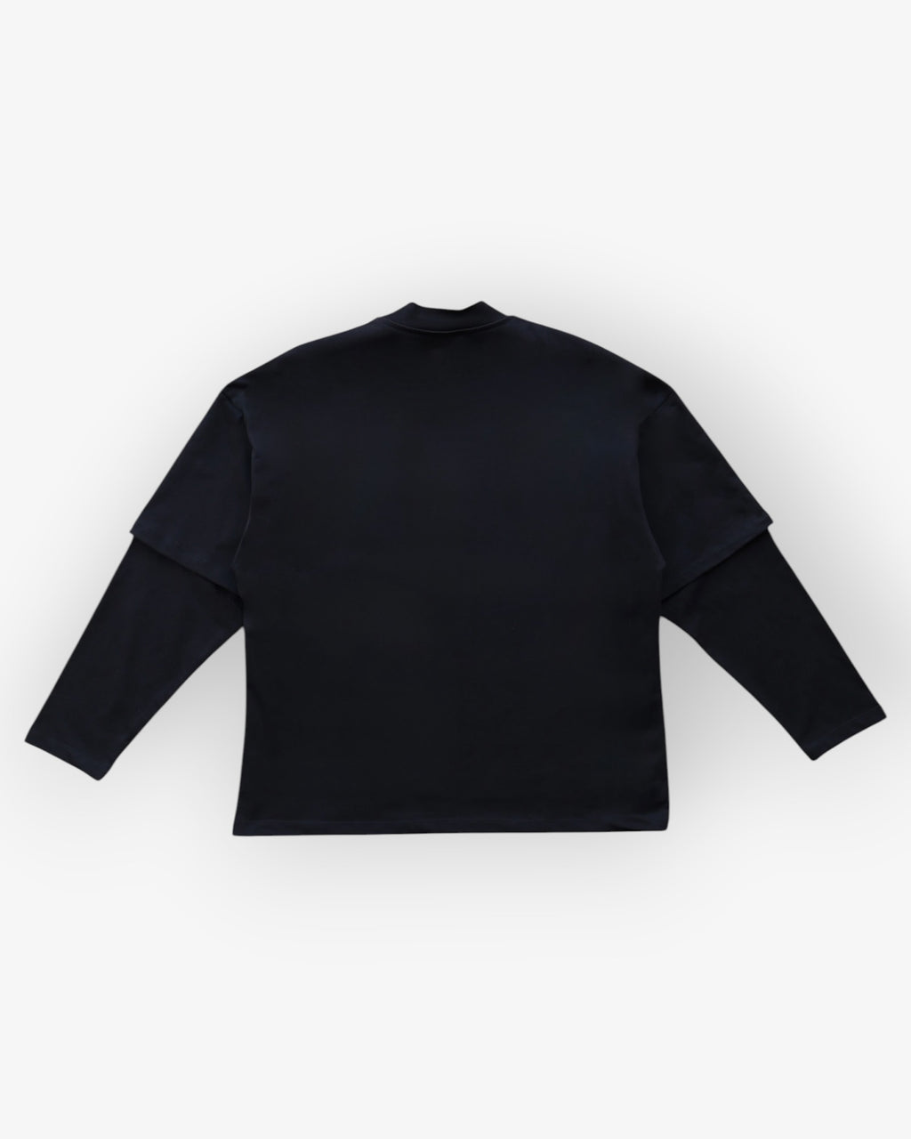 Black Double Layer Longsleeve