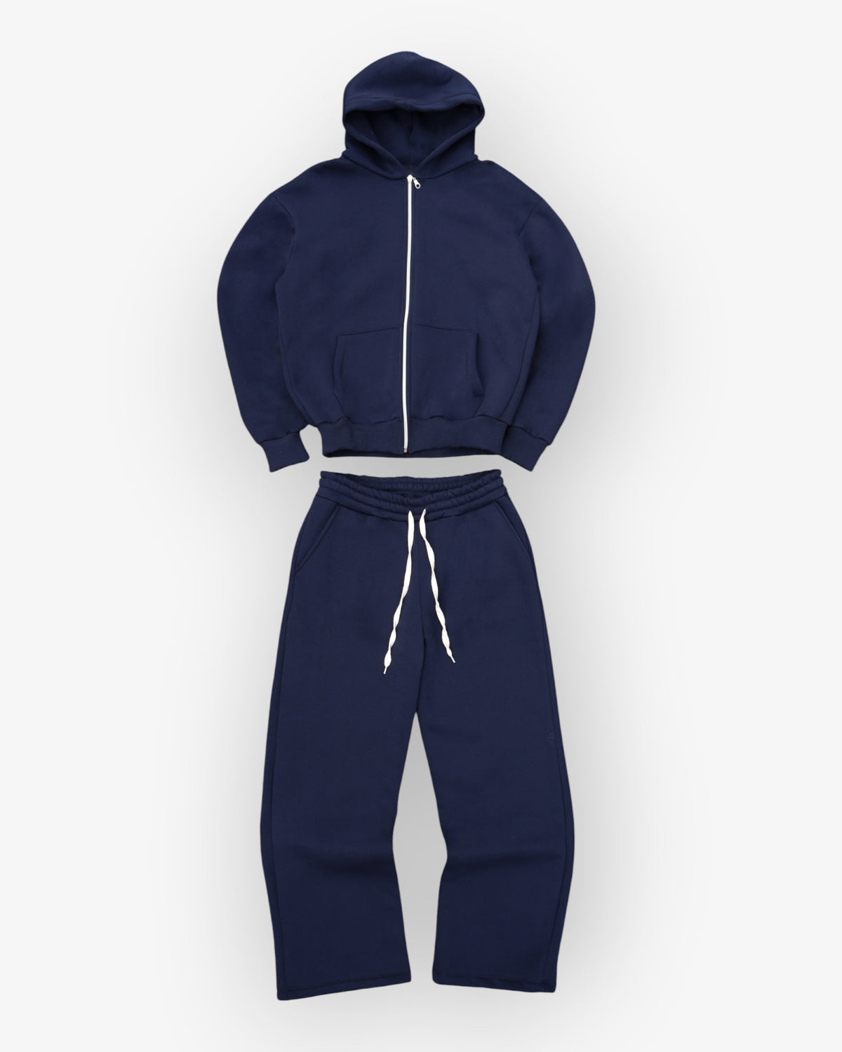 Navy Blue Zip Tracksuit