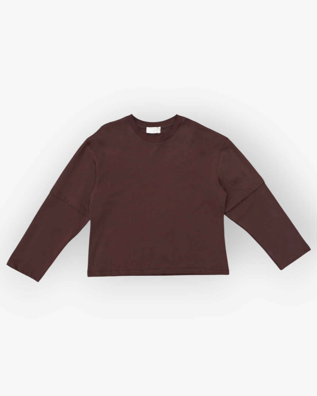 Brown Double Layer Longsleeve