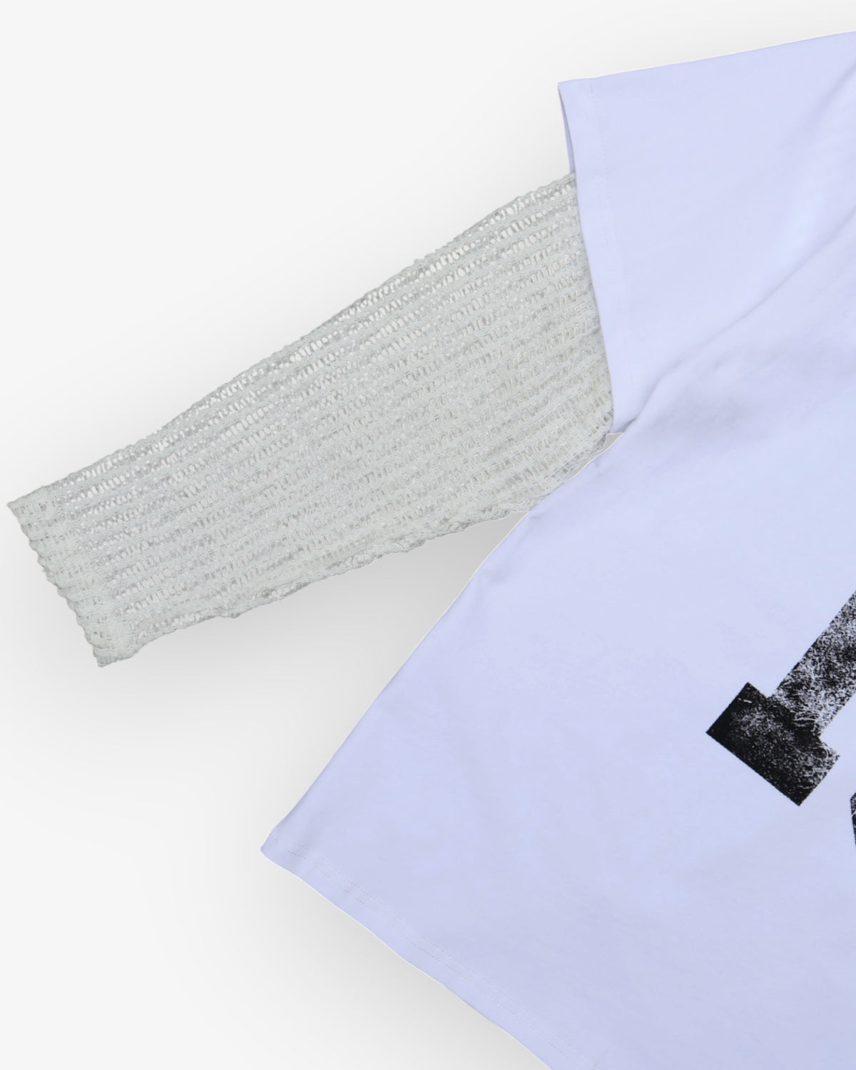 White Net Layer Longsleeve