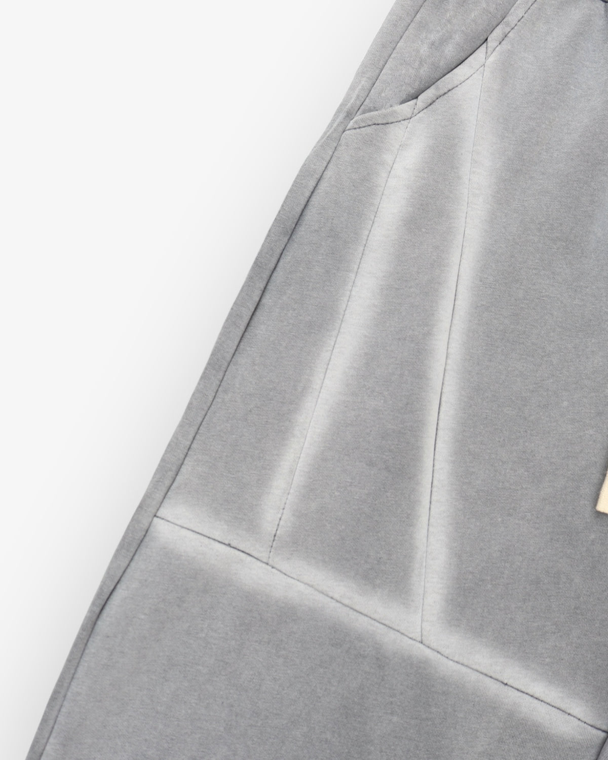 Washed Striped Baggy Sweatpants