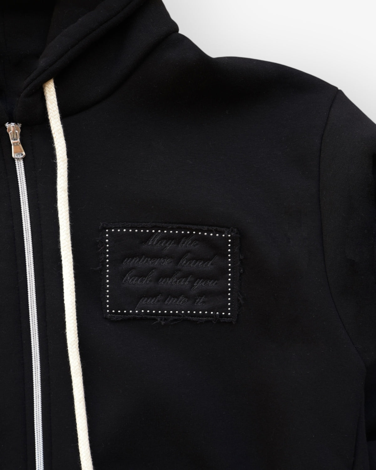 Black Zip Up Hoodie