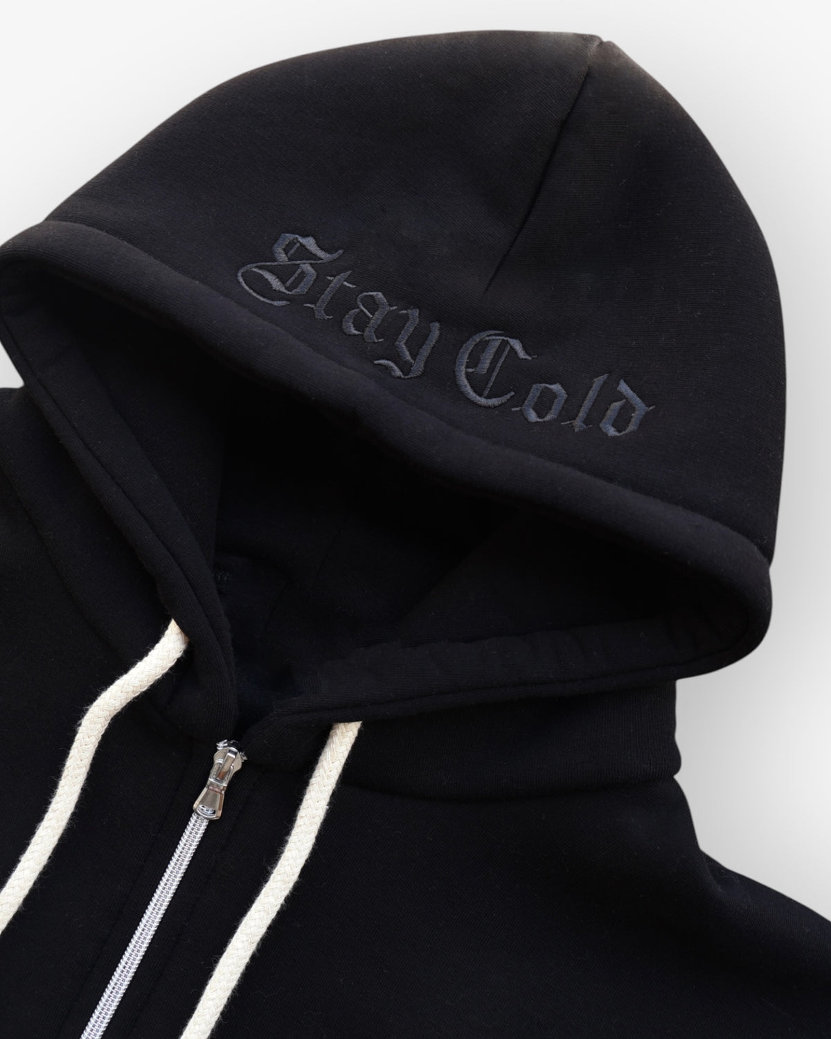 Black Zip Up Hoodie