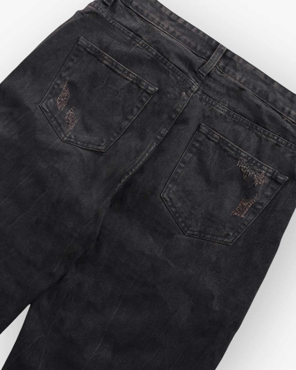 Camo Layered Baggy Denim