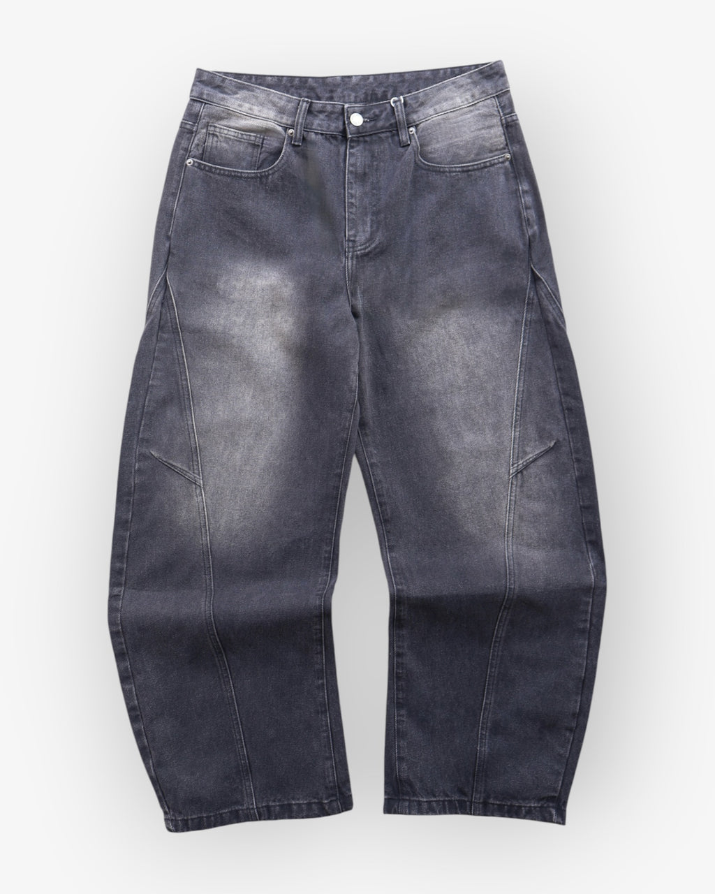 Dark Washed Stitch Denim