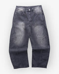 Dark Washed Stitch Denim