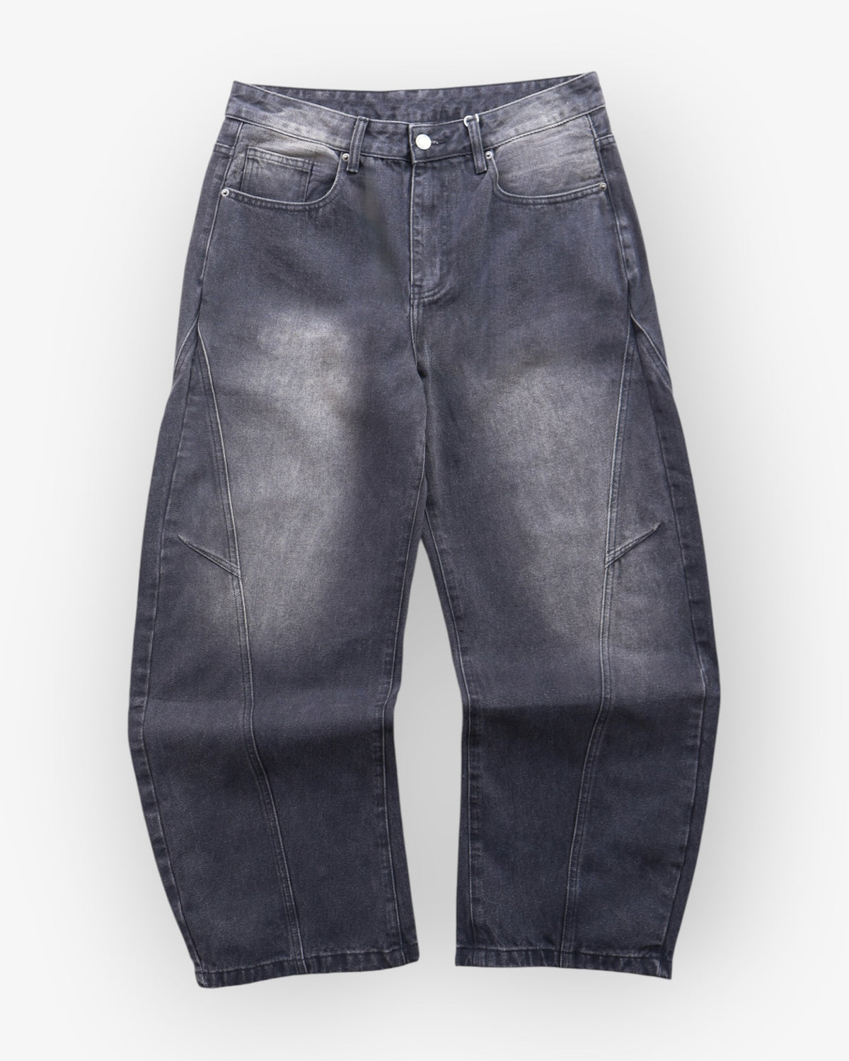 Dark Washed Stitch Denim
