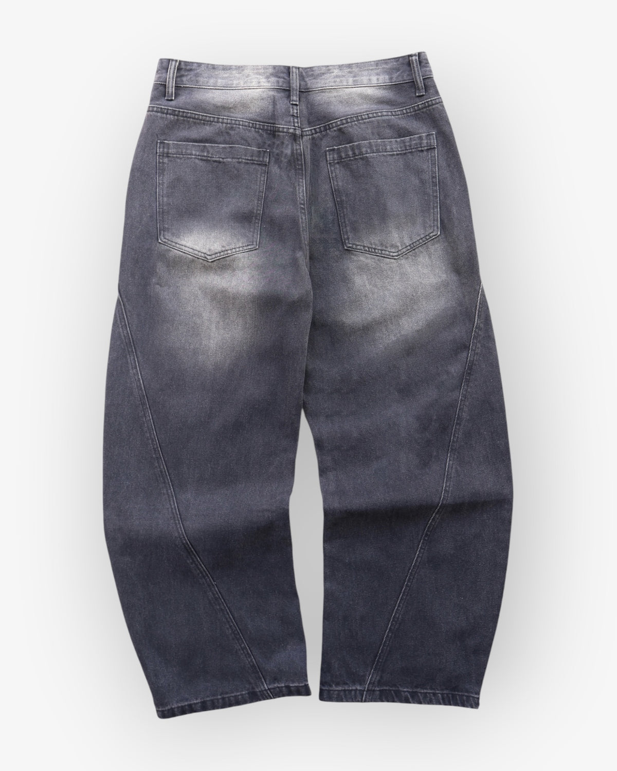 Dark Washed Stitch Denim