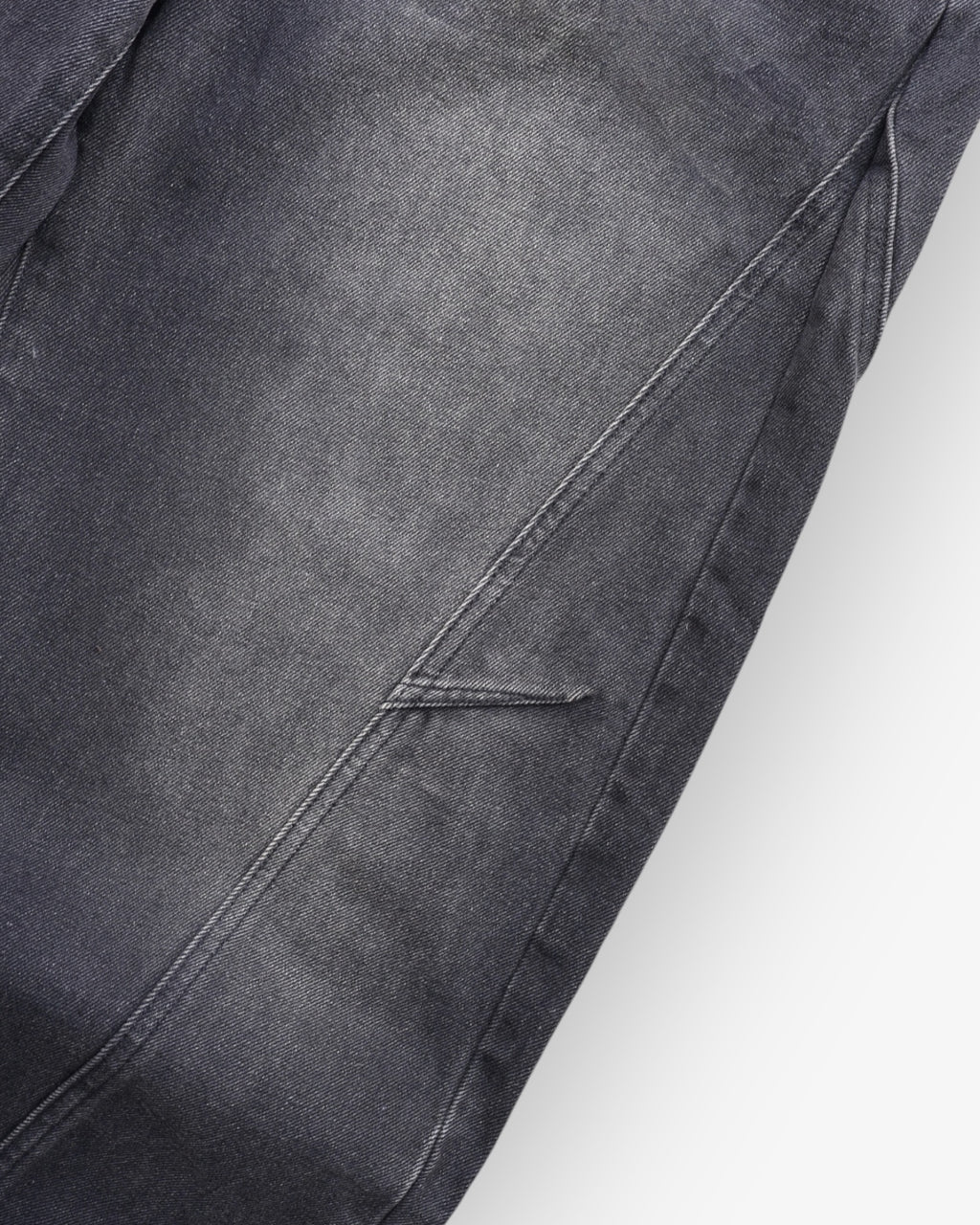 Dark Washed Stitch Denim