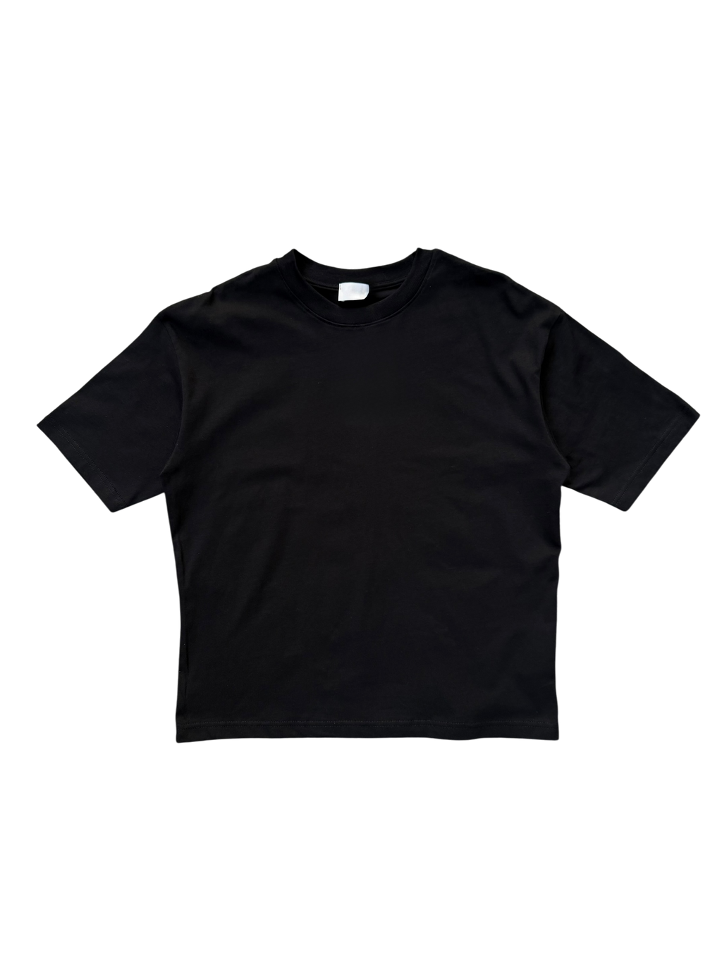T-Shirt BoxyFIt Scritta Retro “AMMO MA CHI T SAP?” argentata brillantinata