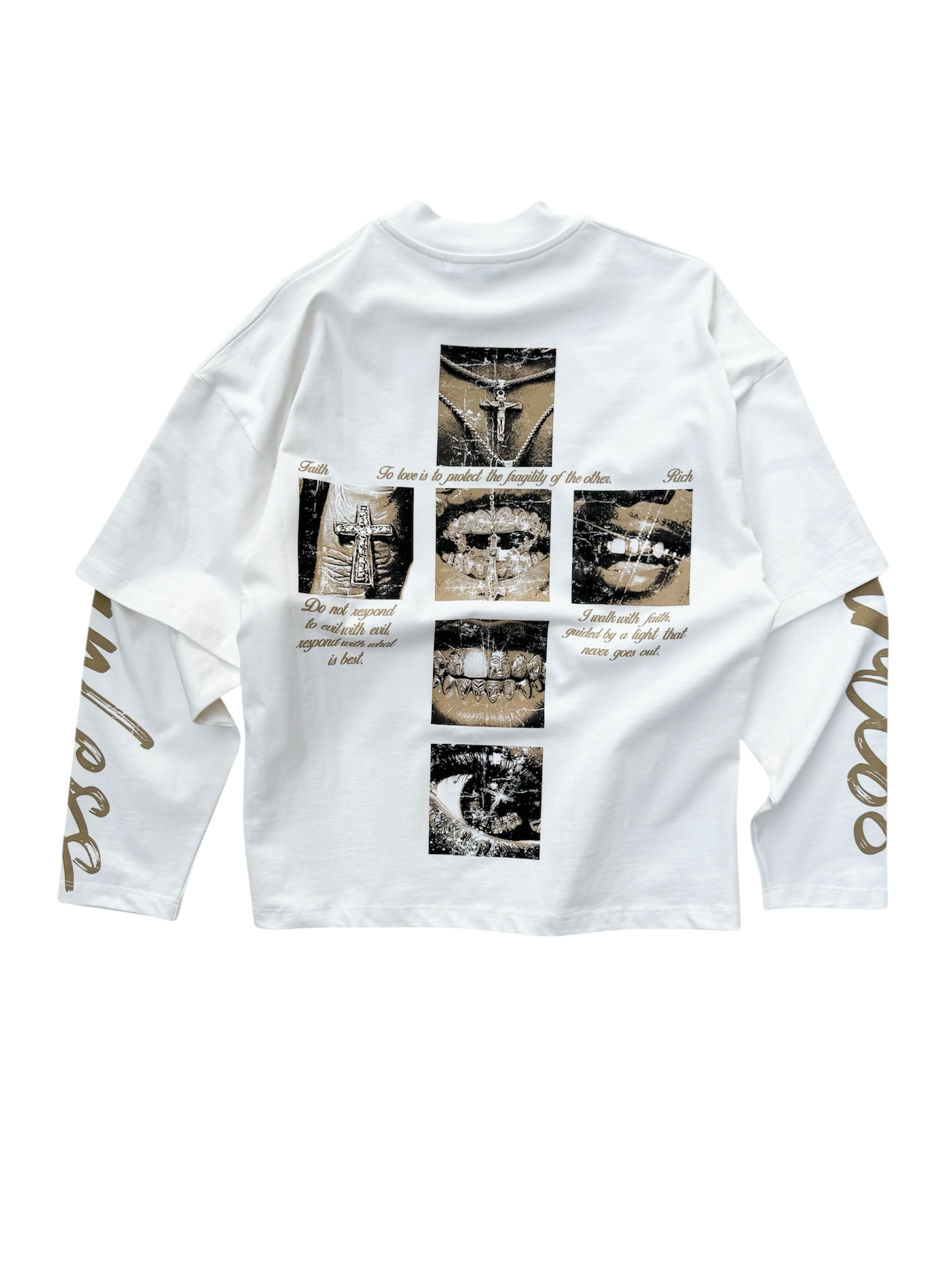 Longsleeve Bianca Double Layered