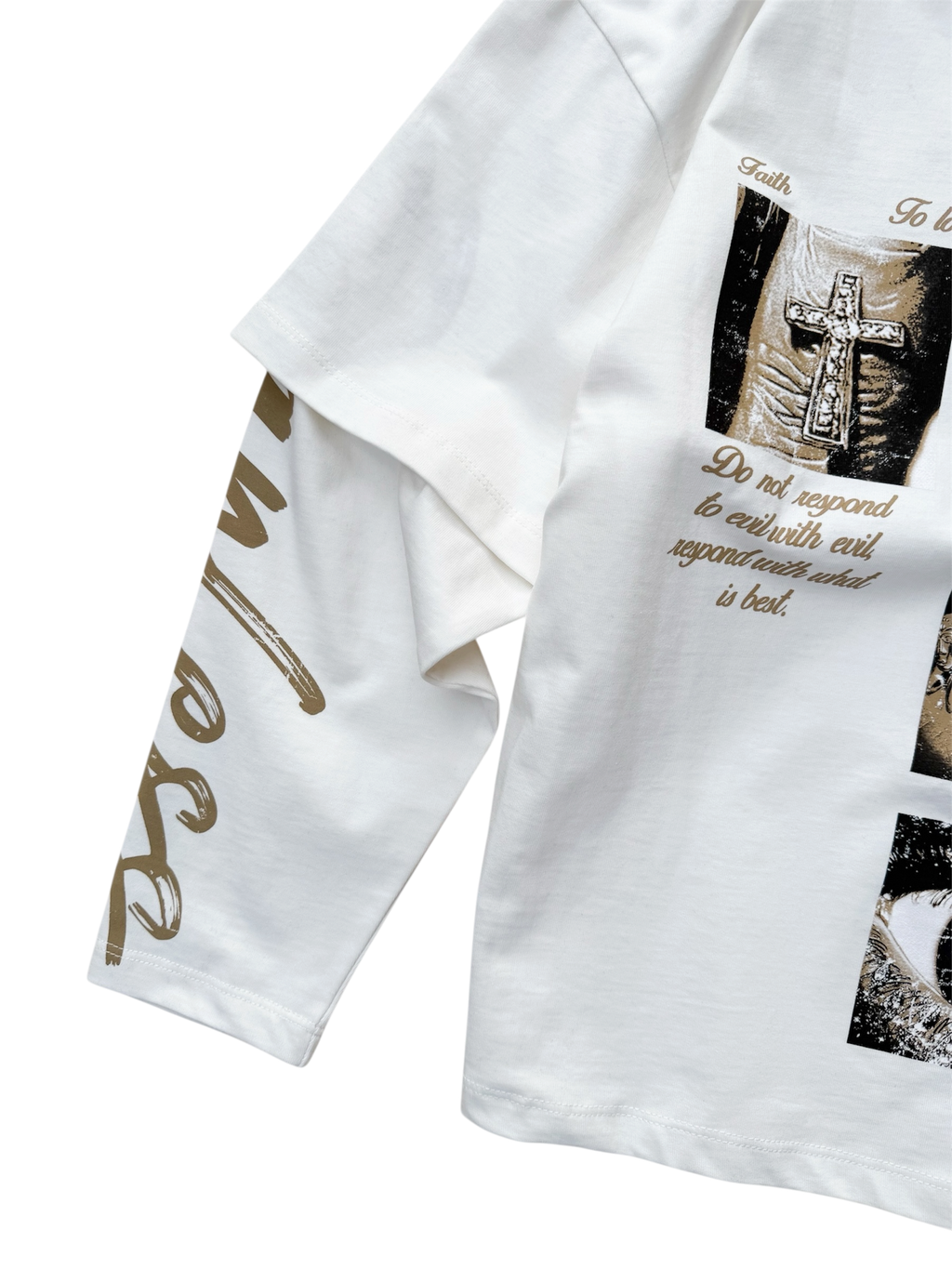 Longsleeve Bianca Double Layered