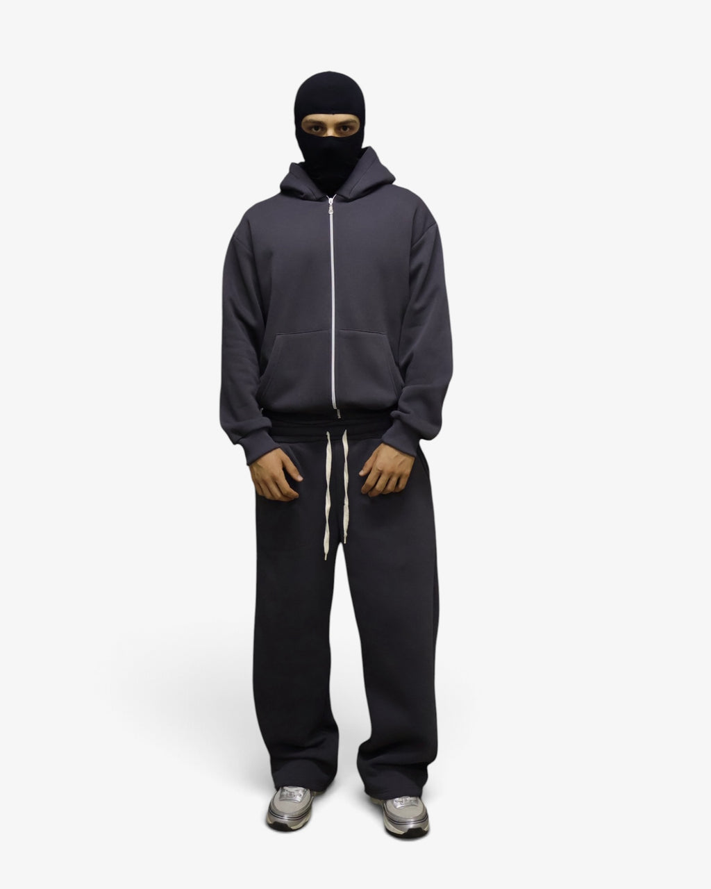 Dark Gray Zip Tracksuit