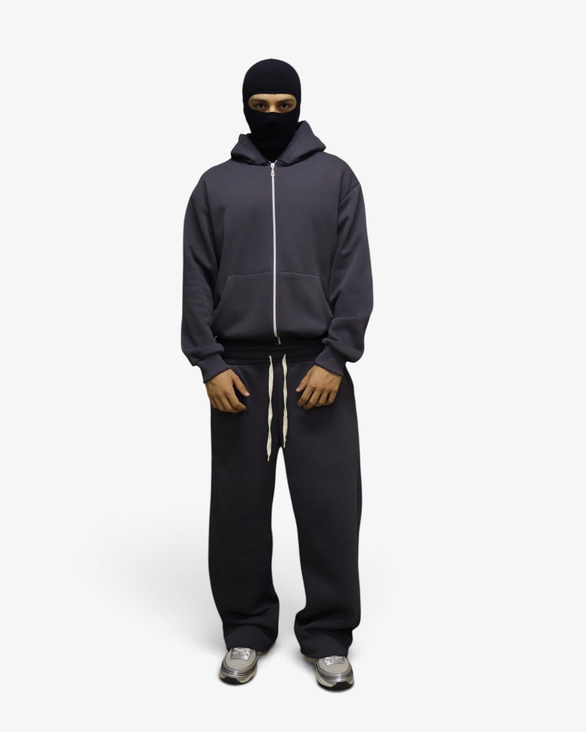 Dark Gray Zip Tracksuit