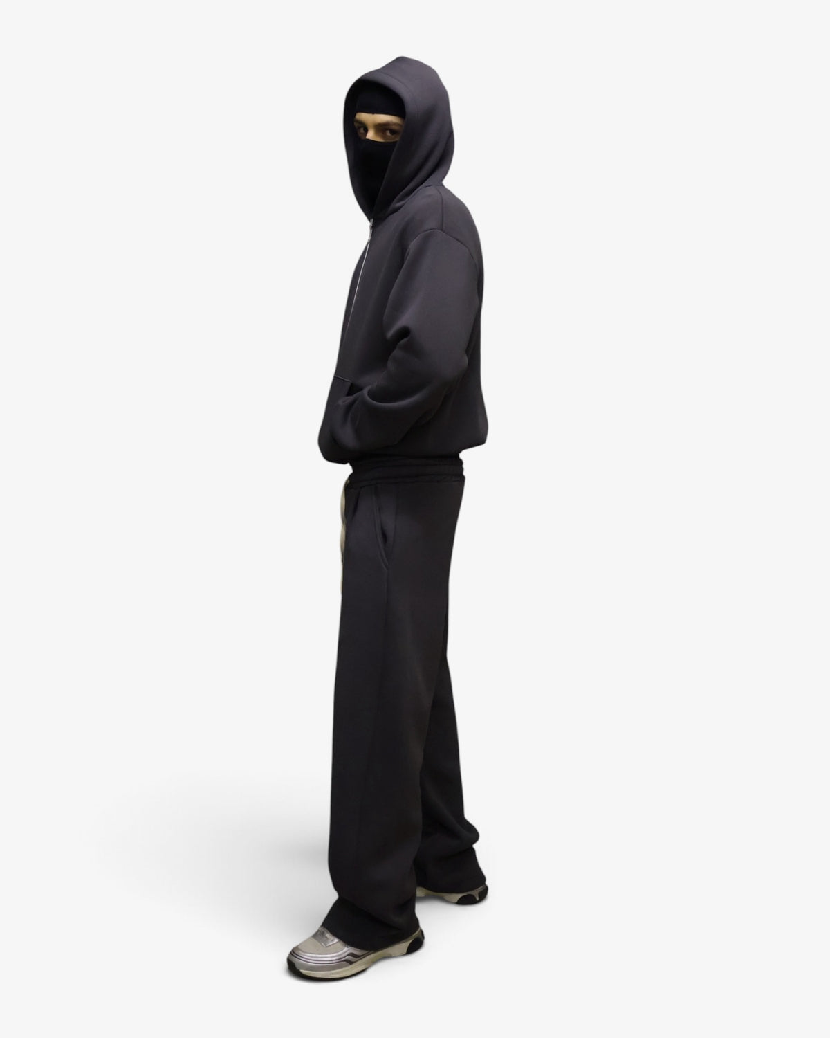 Dark Gray Zip Tracksuit