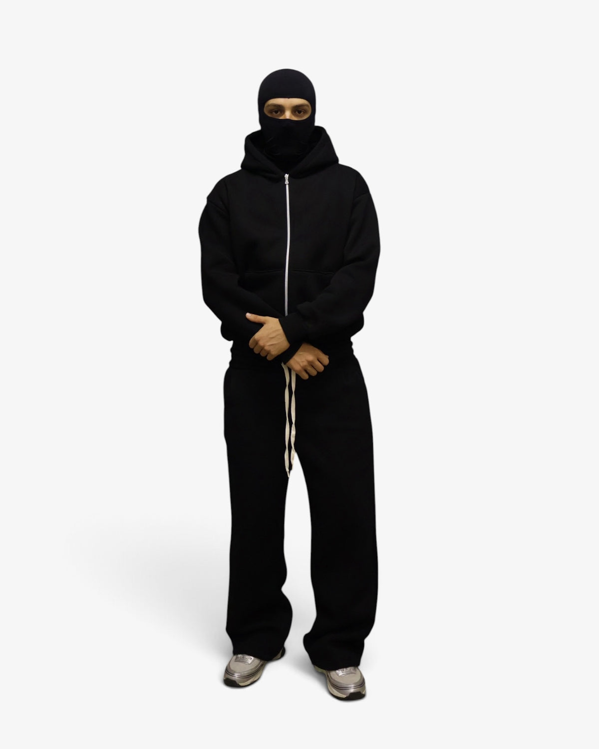 Black Zip Tracksuit