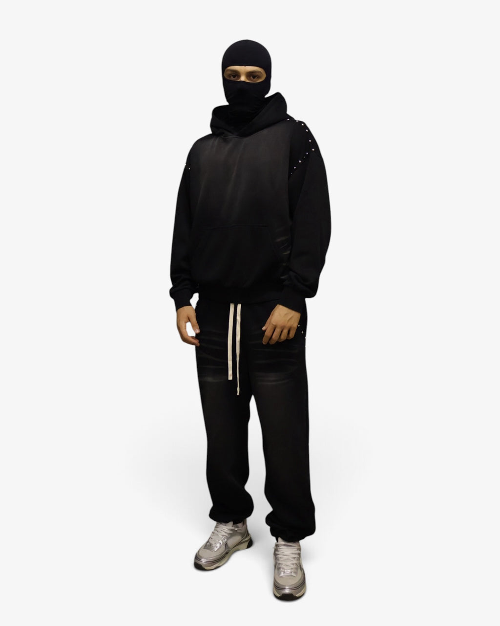 Black Studded Tracksuit