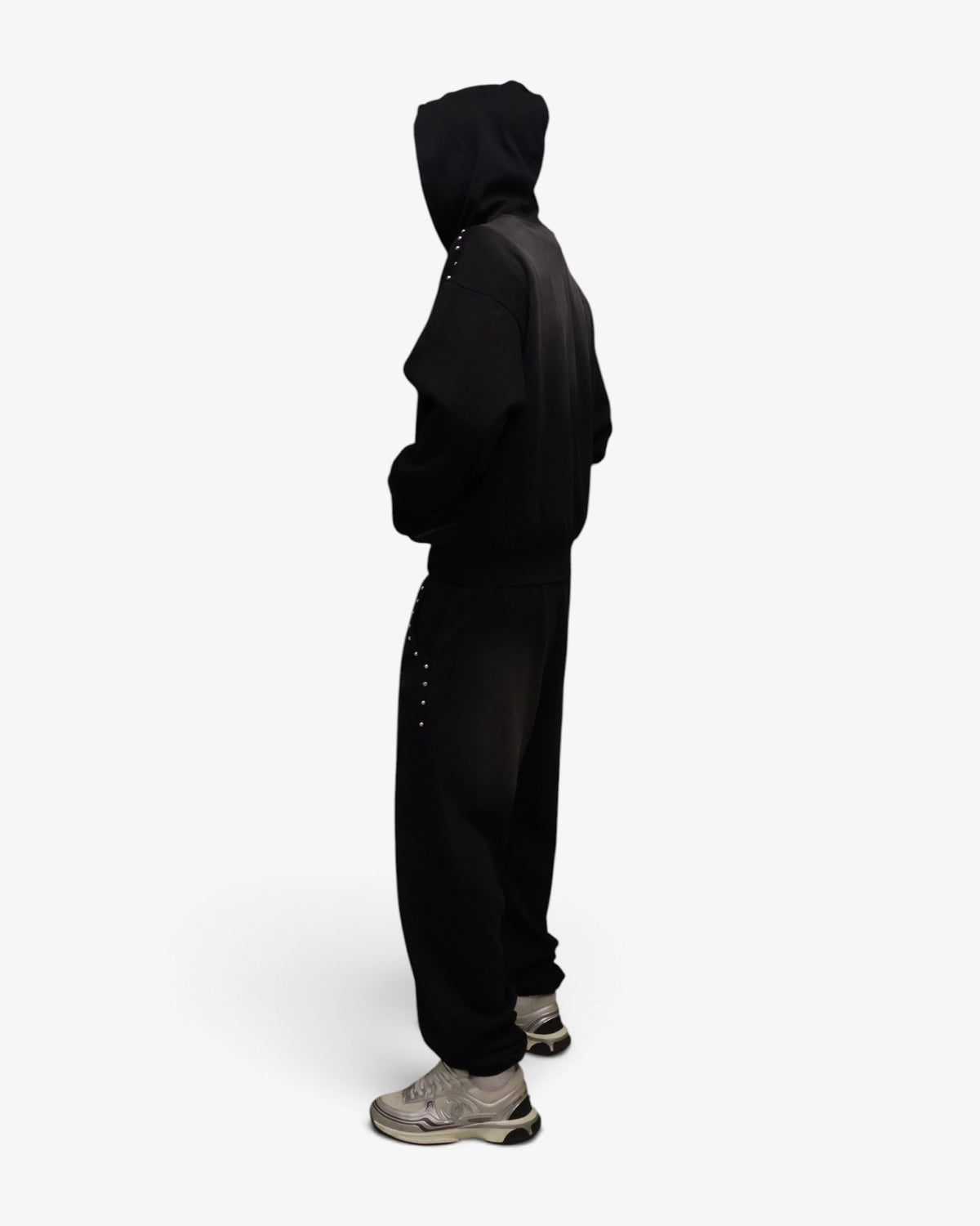 Black Studded Tracksuit