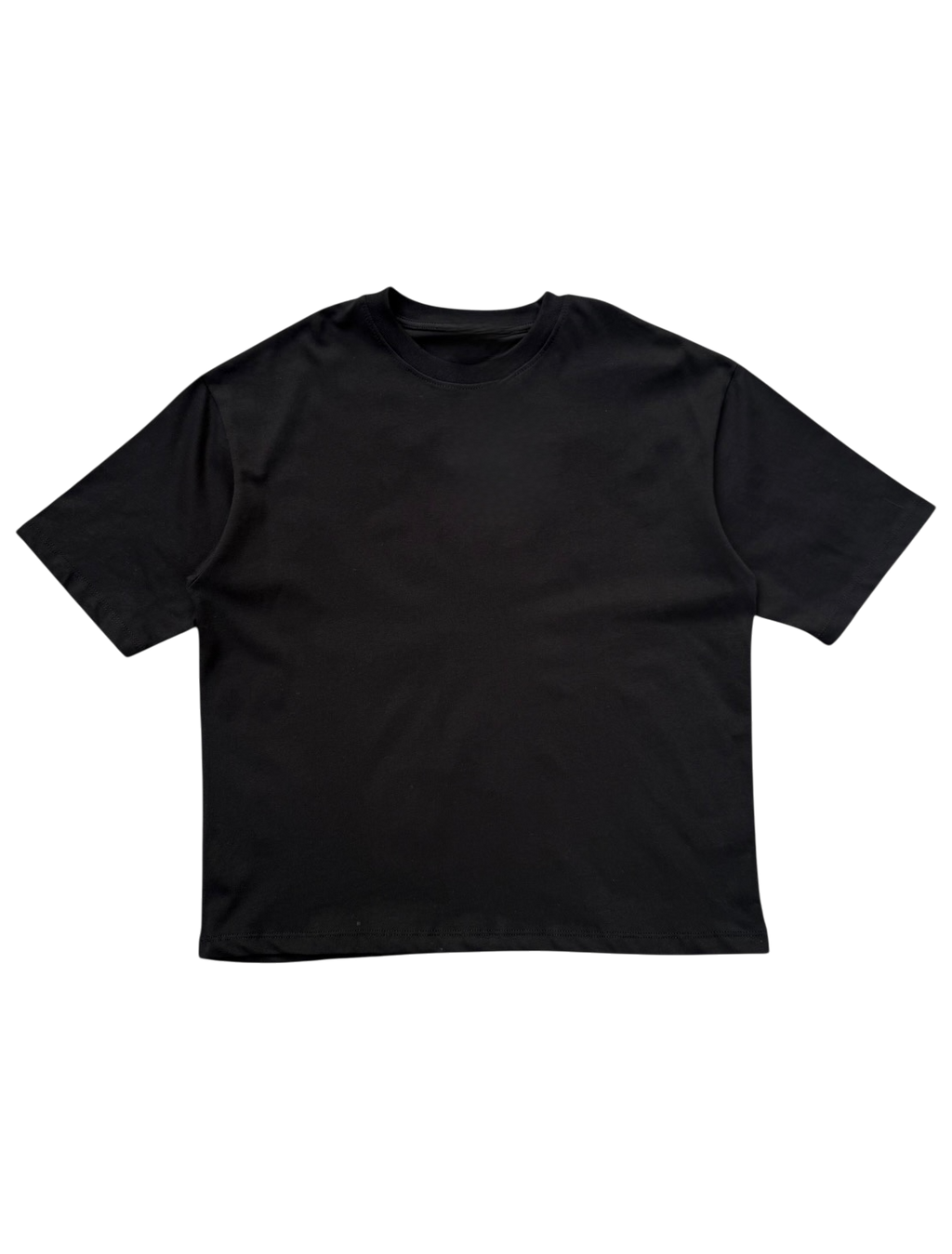 T-Shirt BoxyFit Scritta Retro "Tutto Passa" Argentata Brillantinata