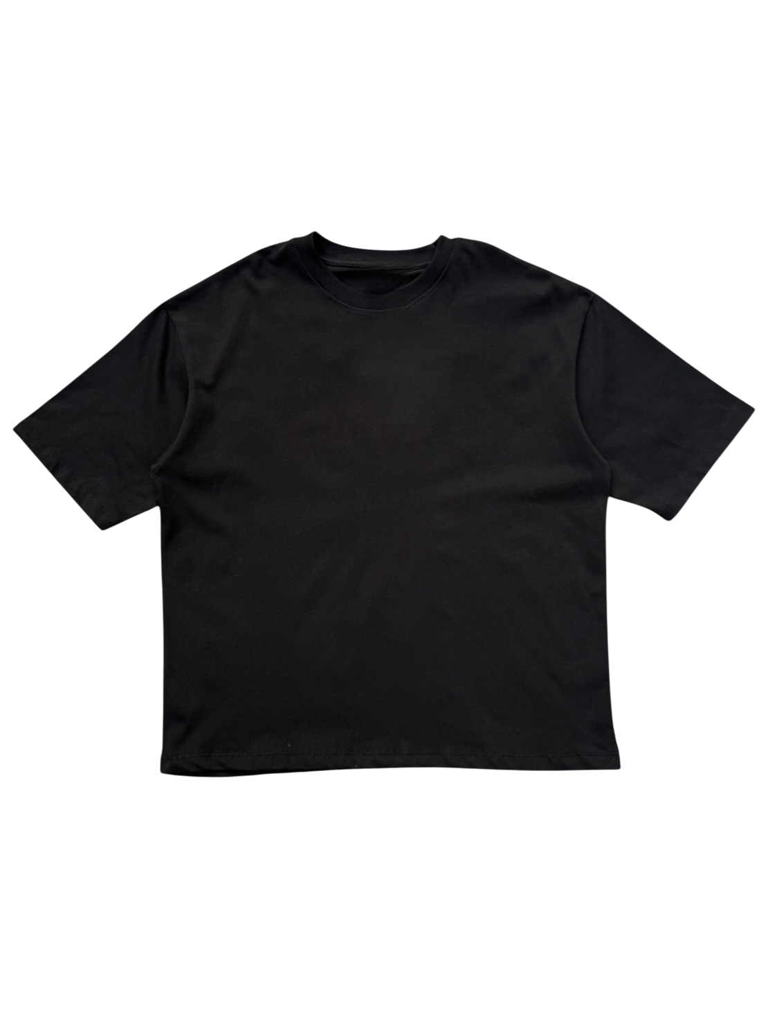T-Shirt BoxyFit Scritta Retro "Tutto Passa" Argentata Brillantinata