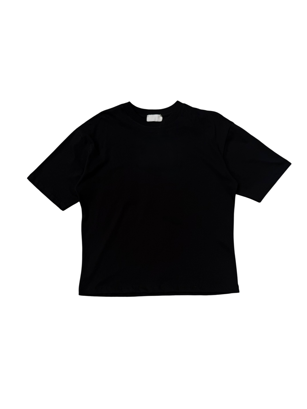 T-Shirt BoxyFit Scritta Retro "Come Ti Soffro" Argentata Brillantinata