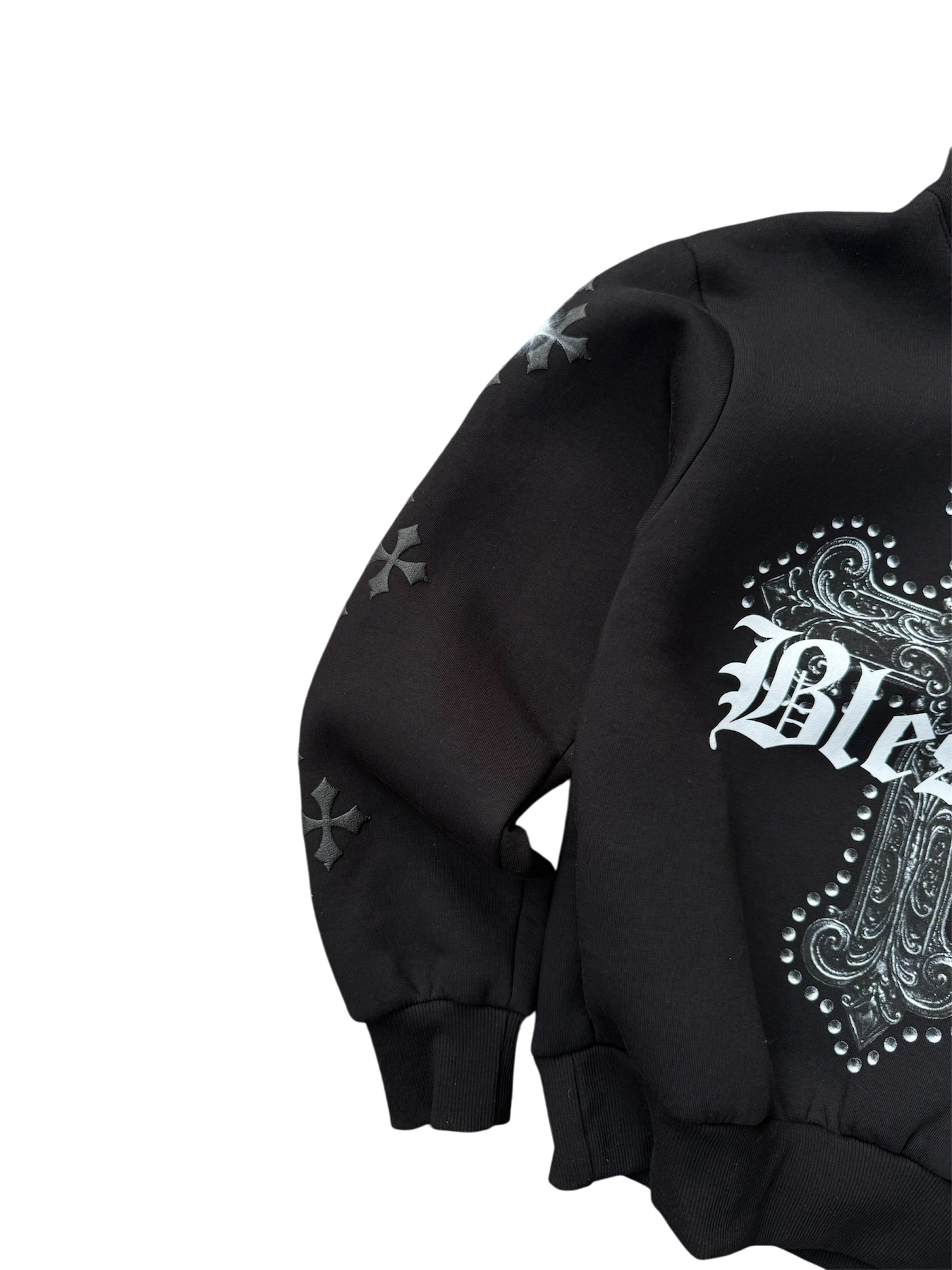 Felpa "Blessed" Boxy Fit