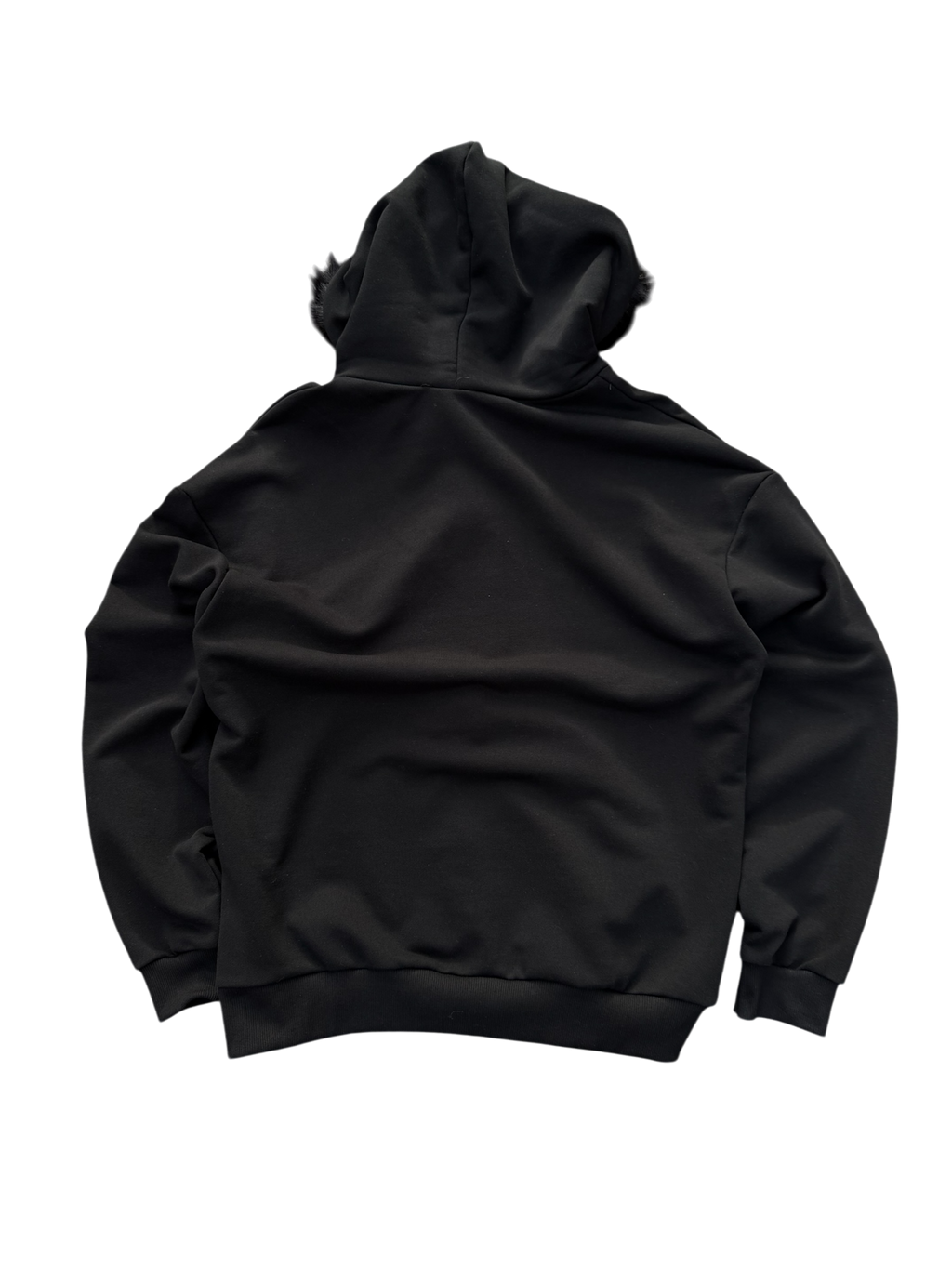 Felpa Zip Cappuccio Pelliccia