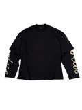 Longsleeve Nera Double Layered