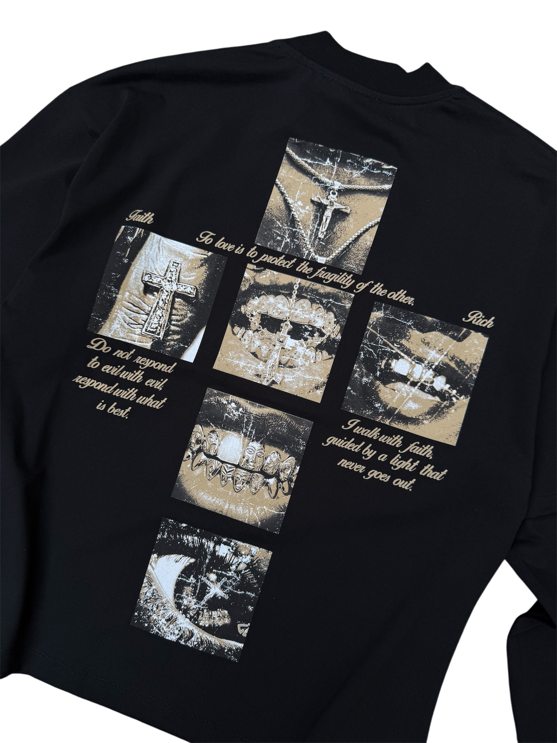 Longsleeve Nera Double Layered