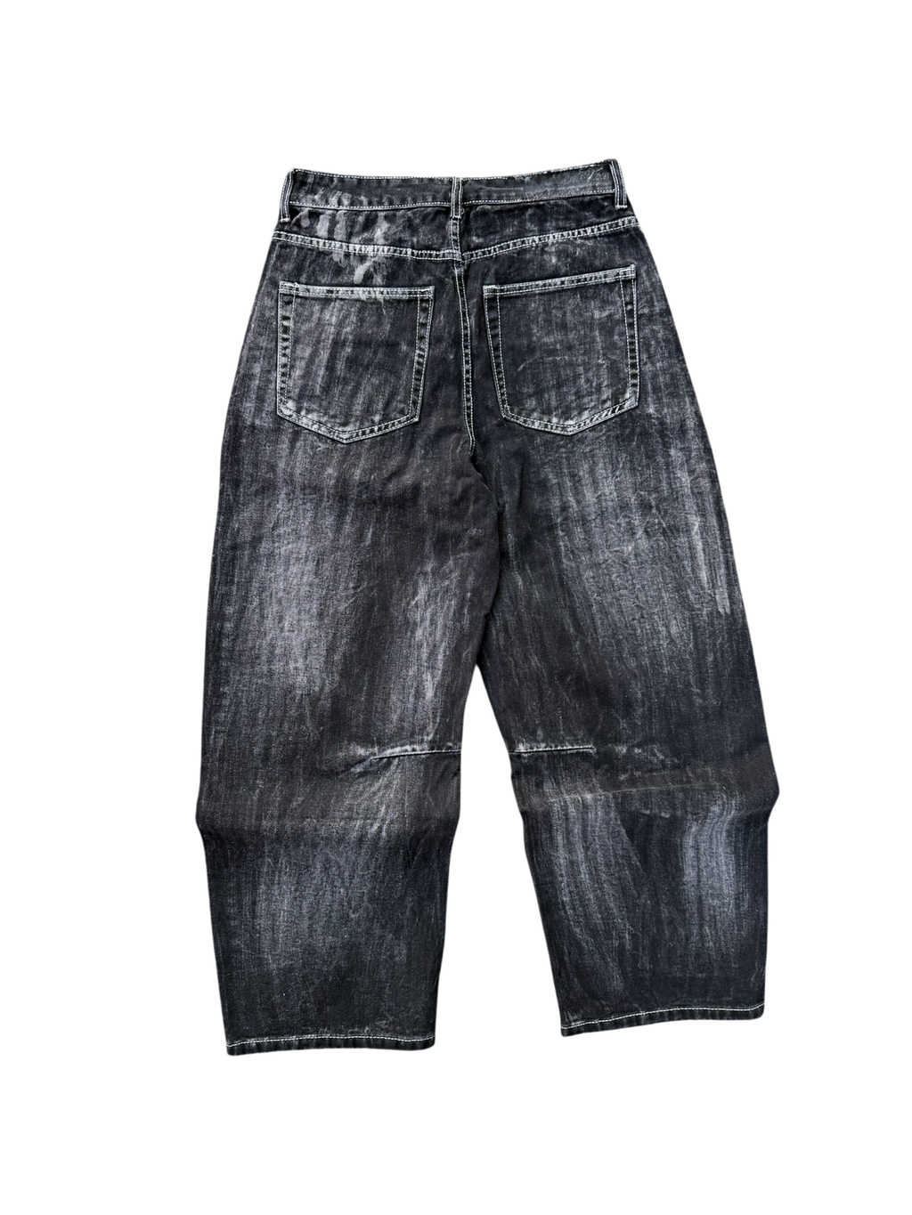 Jeans Baggy Nero Washed