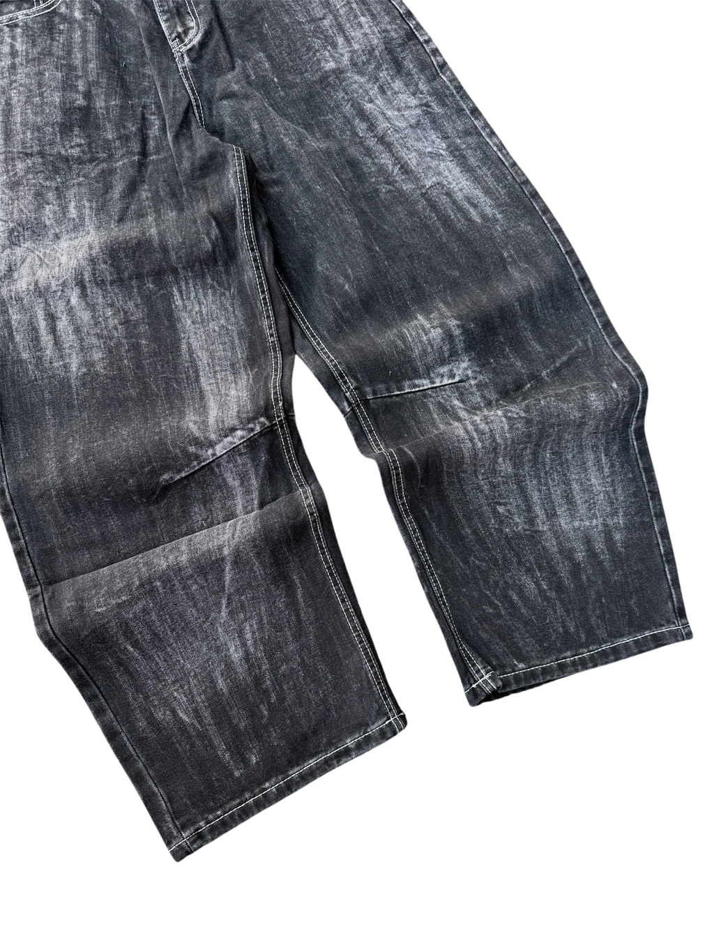 Jeans Baggy Nero Washed