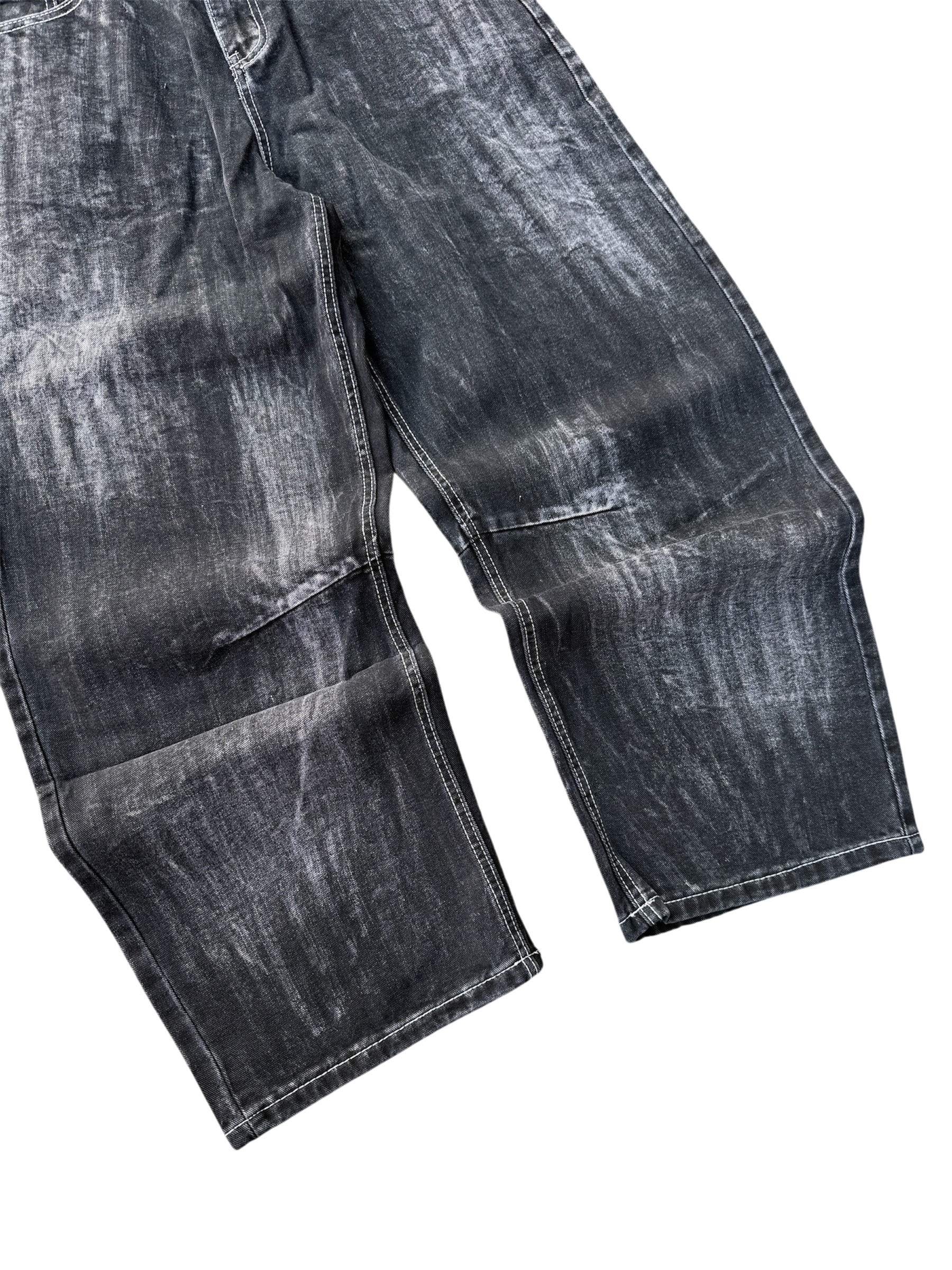 Jeans Baggy Nero Washed