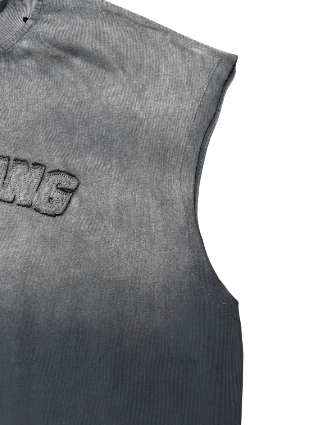 Tank Top Washed Collana Removibile
