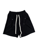 Pantaloncino Baggy Bottoni Nero