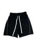 Pantaloncino Baggy Zip Brillantini Nero