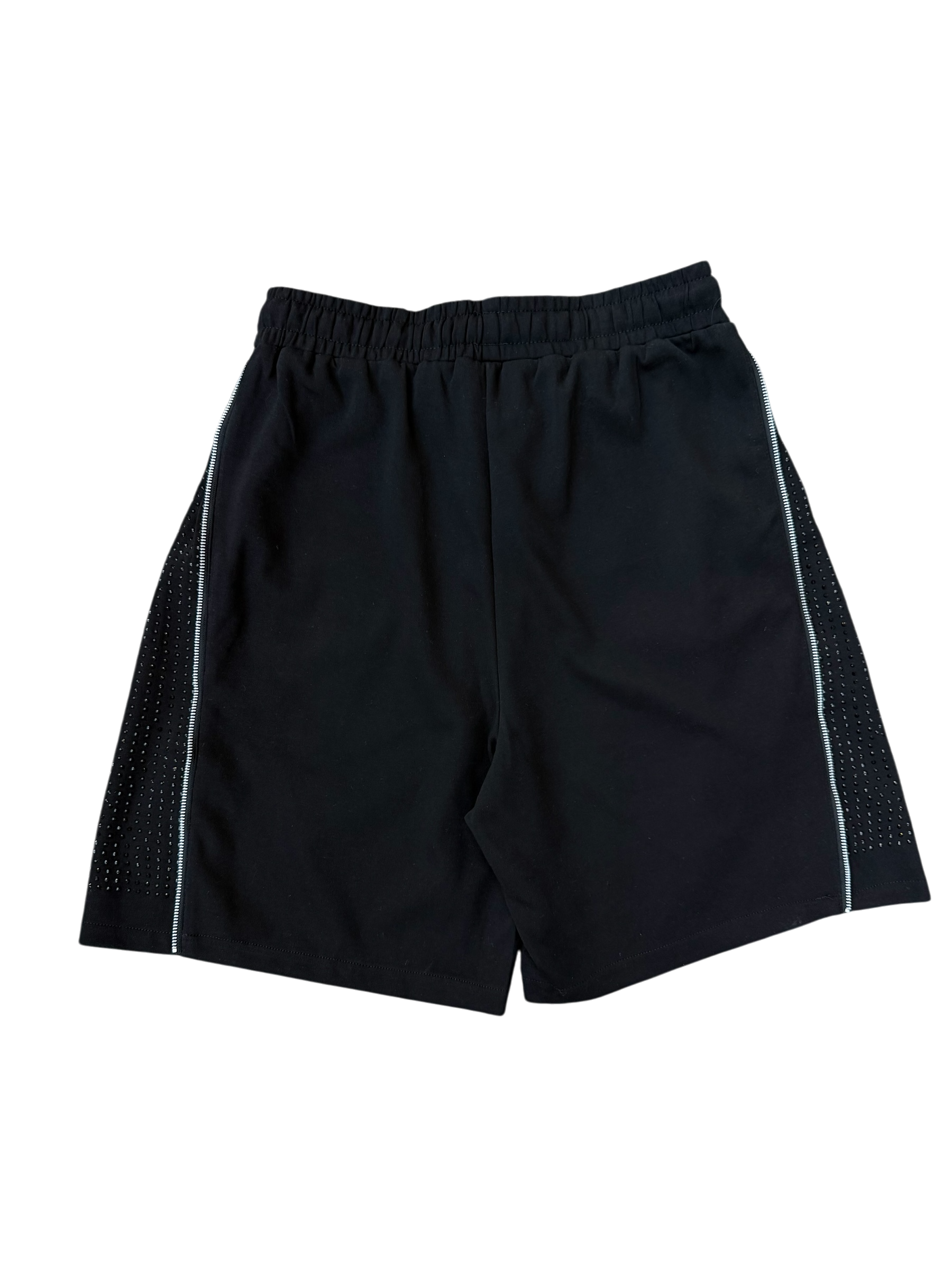 Pantaloncino Baggy Zip Brillantini Nero