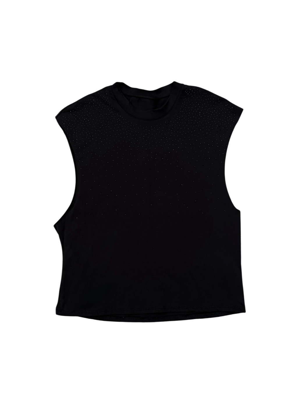 Canotta Boxy Fit Brillantinata