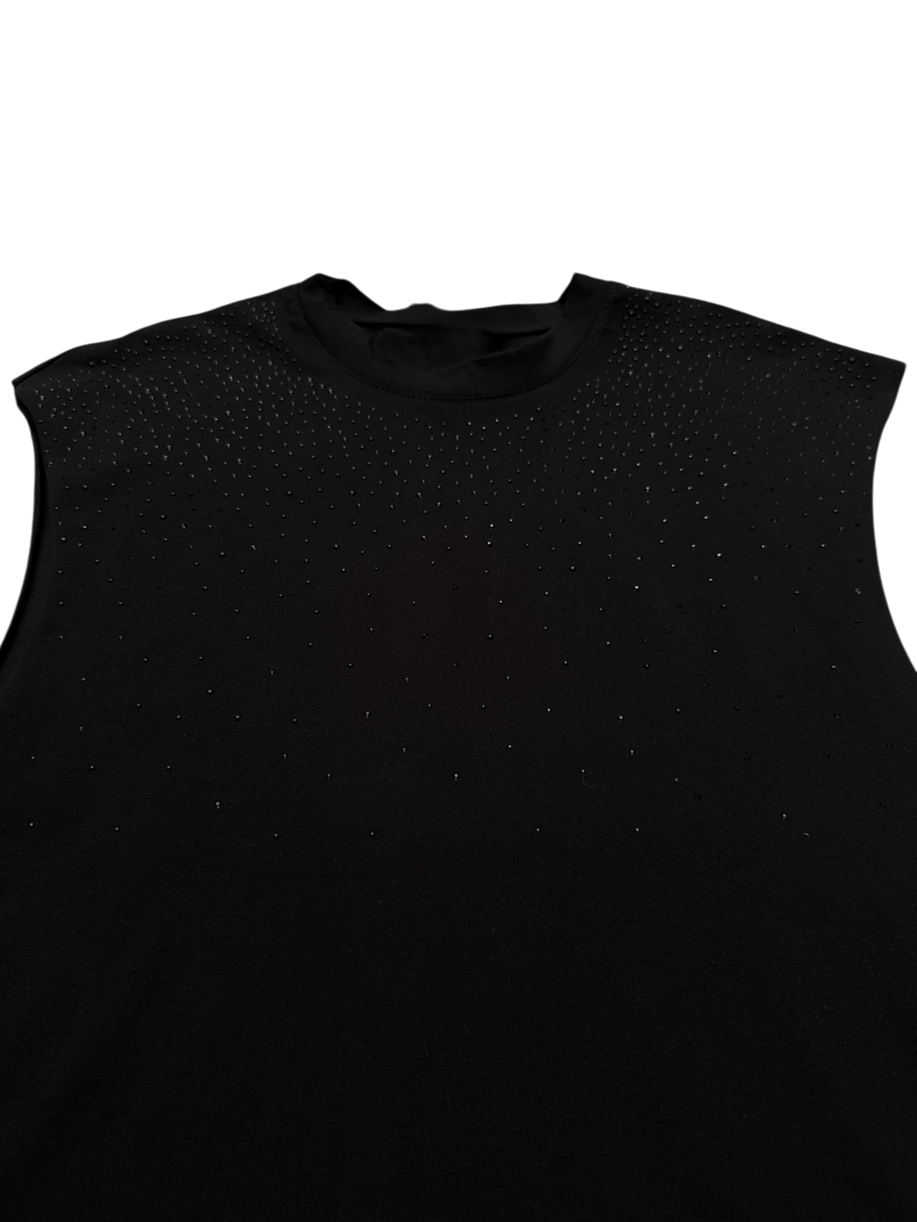 Canotta Boxy Fit Brillantinata
