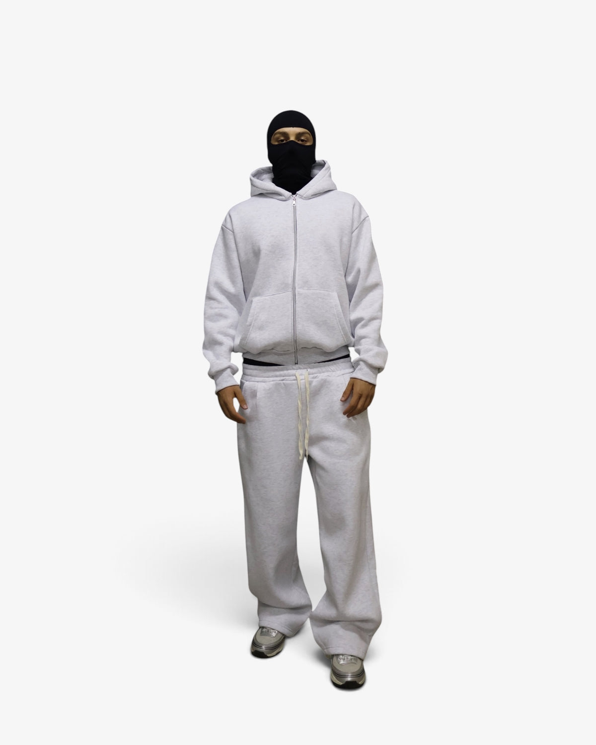 Light Gray Zip Tracksuit